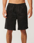 Rip Curl Mens Premium Surf Cord Volley Shorts - Black