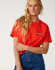 Rip Curl Womens Swell Crop T-Shirt - Red