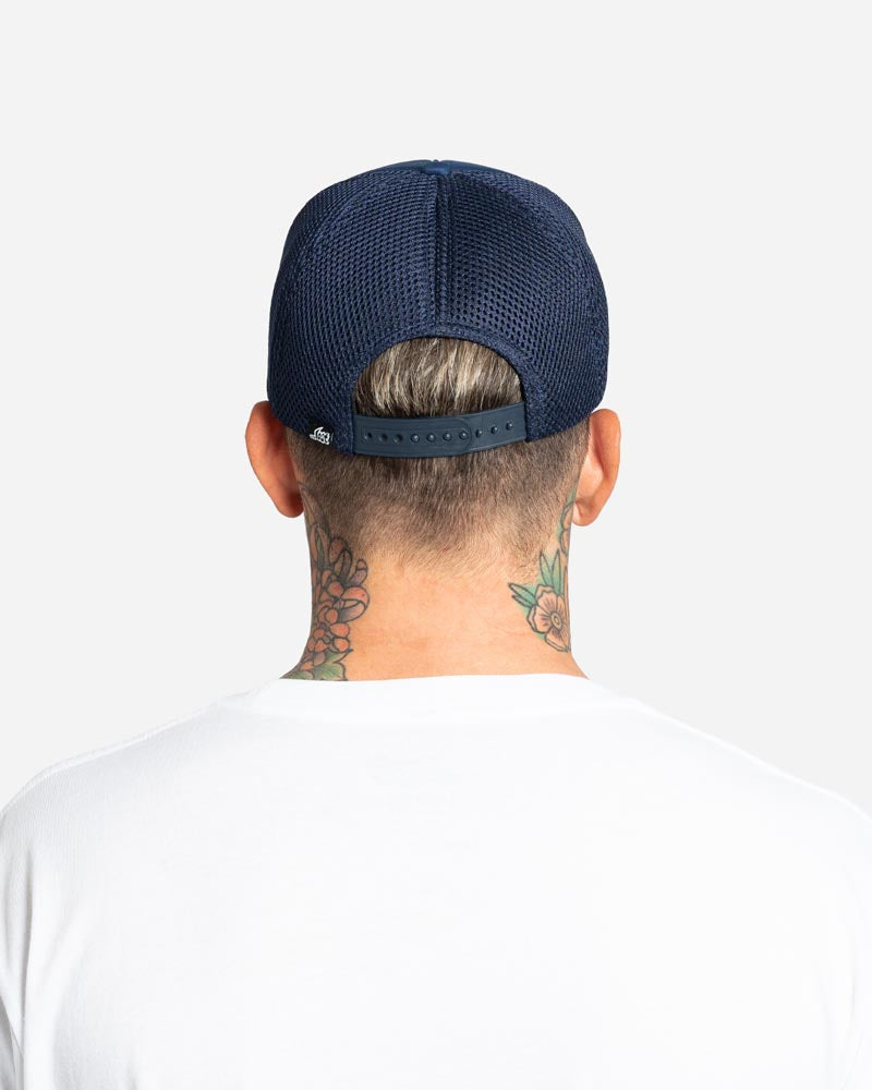 Lost Mens Essentials Trucker Hat - One Size - Navy - ManGo Surfing