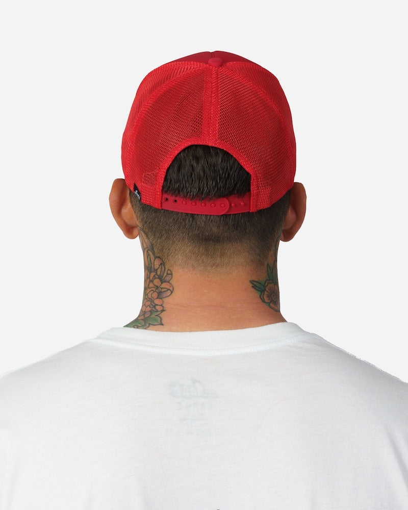 Lost Mens Pro-Formance Trucker Hat - One Size - Flame - ManGo Surfing