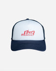Lost Mens Pro-Formance Trucker Hat - One Size - Navy With Fire - ManGo Surfing