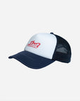 Lost Mens Pro-Formance Trucker Hat - One Size - Navy With Fire - ManGo Surfing