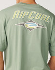 Rip Curl Mens Heritage Icon T-Shirt - Sage
