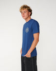 Rip Curl Mens Staple Standard T-Shirt - Light Navy