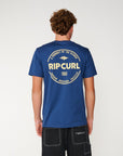 Rip Curl Mens Staple Standard T-Shirt - Light Navy