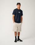 Rip Curl Mens Disorder Oval Relaxed T-Shirt - Navy