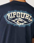 Rip Curl Mens Disorder Oval Relaxed T-Shirt - Navy