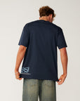 Rip Curl Mens Archive Mashup Loose T-Shirt - Dark Navy