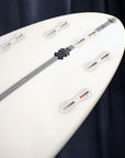 Aloha Skipper 5F Shadow Force Surfboard - Clear/Metal Stringer - ManGo Surfing