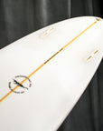 Aloha Twin Pin PU Tint Polish Surfboard 3F (FCSII) - Sky