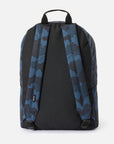 Rip Curl Dome 17L Camo Check Backpack - Black/Navy
