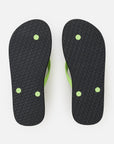 Rip Curl Mens Brand Logo Bloom Open Toe Sandals - Black/Green