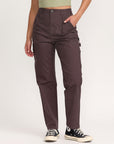 RVCA Womens Recession Pants - Raisin - ManGo Surfing