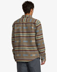 RVCA Mens Dayshift Blanket Flannel Long Sleeve Shirt - Mushroom - ManGo Surfing