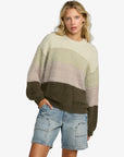 RVCA Womens Ty Jumper - Cypress Green - ManGo Surfing