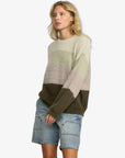 RVCA Womens Ty Jumper - Cypress Green - ManGo Surfing