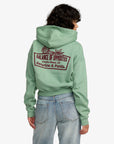 RVCA Womens Court Hoodie - Sea Green - ManGo Surfing
