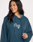 Billabong Womens Best Wishes Hoodie - Navy - ManGo Surfing