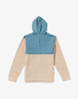 Billabong Mens Boundary Lite Zip Fleece Hoodie - Bleached Sand - ManGo Surfing