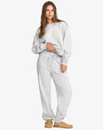 Billabong Womens So Sunny Joggers - Heather Grey - ManGo Surfing