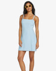 Billabong Womens Stay In The Sun Mini Dress - Salt Blue - ManGo Surfing