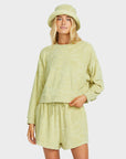 Billabong Womens Sun Tempo Crew Sweatshirt - Wasabi