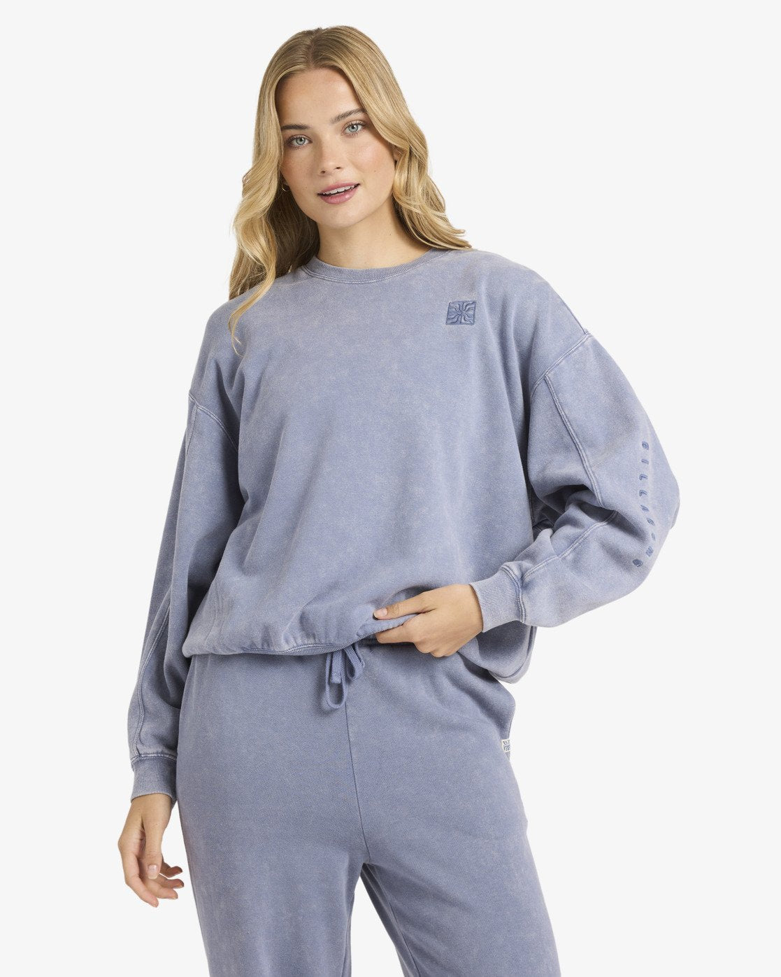 Billabong Womens Saltwashed Kendal Sweatshirt - Stone Blue