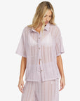 Billabong Womens Largo Beach Overshirt - Amethyst Smoke - ManGo Surfing
