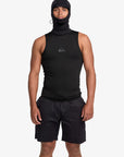 Quiksilver Mens Marathon Sessions 1mm Neoprene Hooded Vest - Black - ManGo Surfing