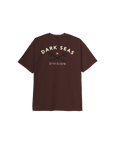 Dark Seas Headmaster III Heavyweight Short Sleeve T-Shirt - Java Brown
