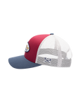 Dark Seas Laguna Hat - One Size - Burgundy/Navy