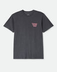Brixton Rockton Standard T-Shirt - Black Worn Wash