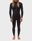 7 Seas 5/4mm Chest Zip Fullsuit - Mens Wetsuit - Black - ManGo Surfing