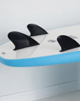 7'6 XL Surf School Surfboard - Screw Thru 3F - Aqua - ManGo Surfing