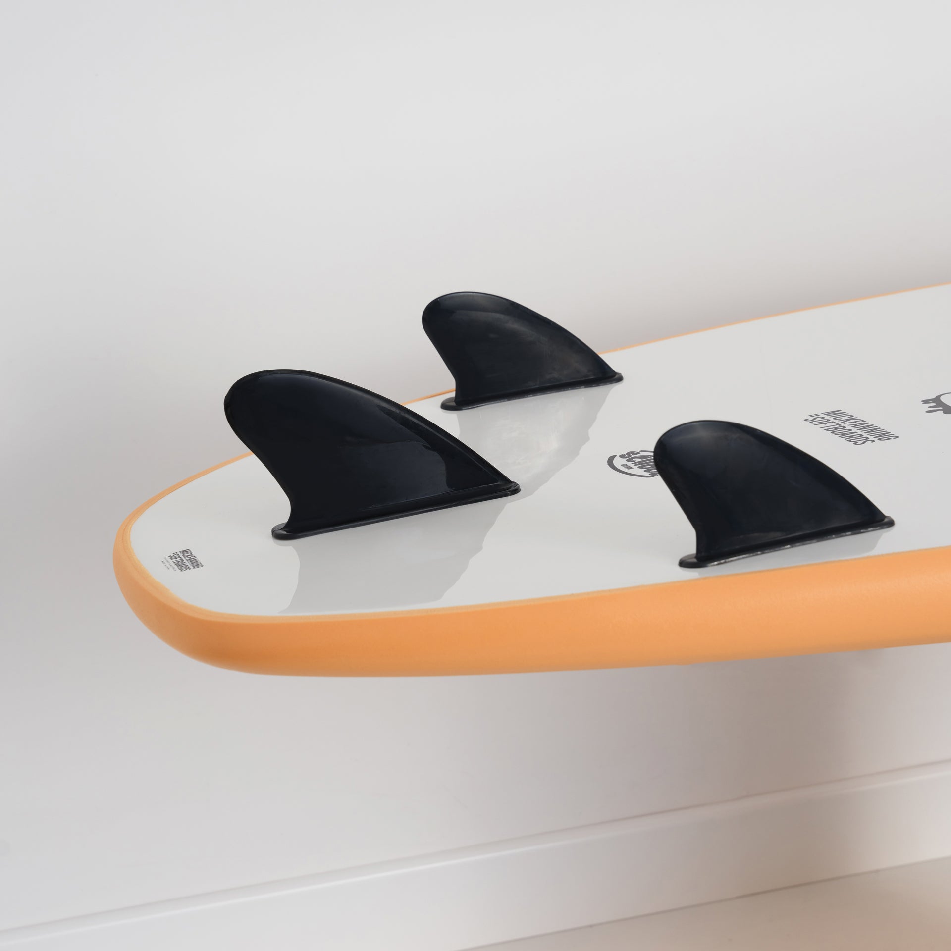 8'0 Surf School Surfboard - Screw Thru 3F - Orange - ManGo Surfing