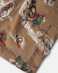 Brixton Womens The Tie Dress - Mid Century Cowboy Print
