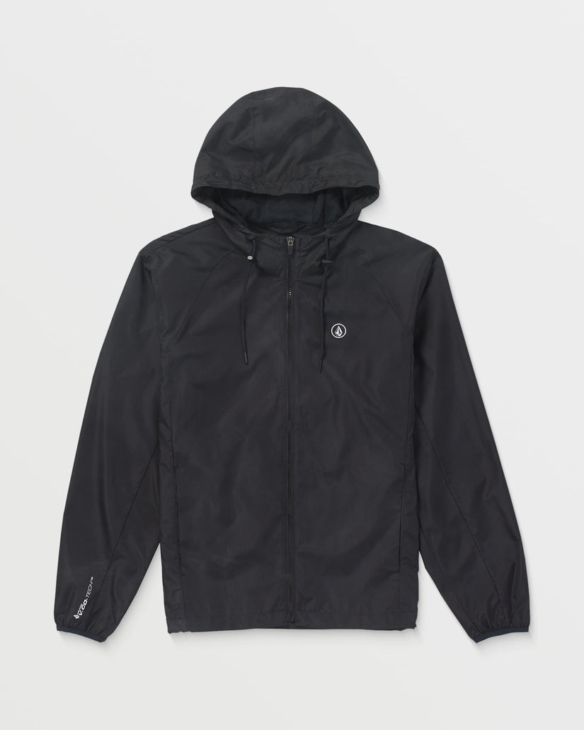 VOLCOM フード付きジャケット グレー/ブラック Volcom Mens Wavern Jacket - Black – ManGo Surfing