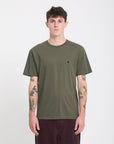 Volcom Mens Stone Blanks Short Sleeve T-Shirt - Wintermoss