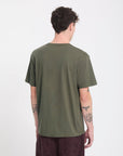 Volcom Mens Stone Blanks Short Sleeve T-Shirt - Wintermoss