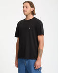 Volcom Mens Stone Blanks T-Shirt - Black - ManGo Surfing