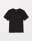 Volcom Mens Stone Blanks T-Shirt - Black - ManGo Surfing