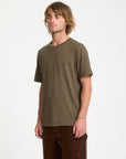 Volcom Mens Stone Blanks T-Shirt - Sage Leaf - ManGo Surfing