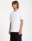 Volcom Mens Stone Blanks T-Shirt - White - ManGo Surfing