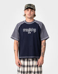 Rusty Mens Decoy Short Sleeve T-Shirt - Navy Blue