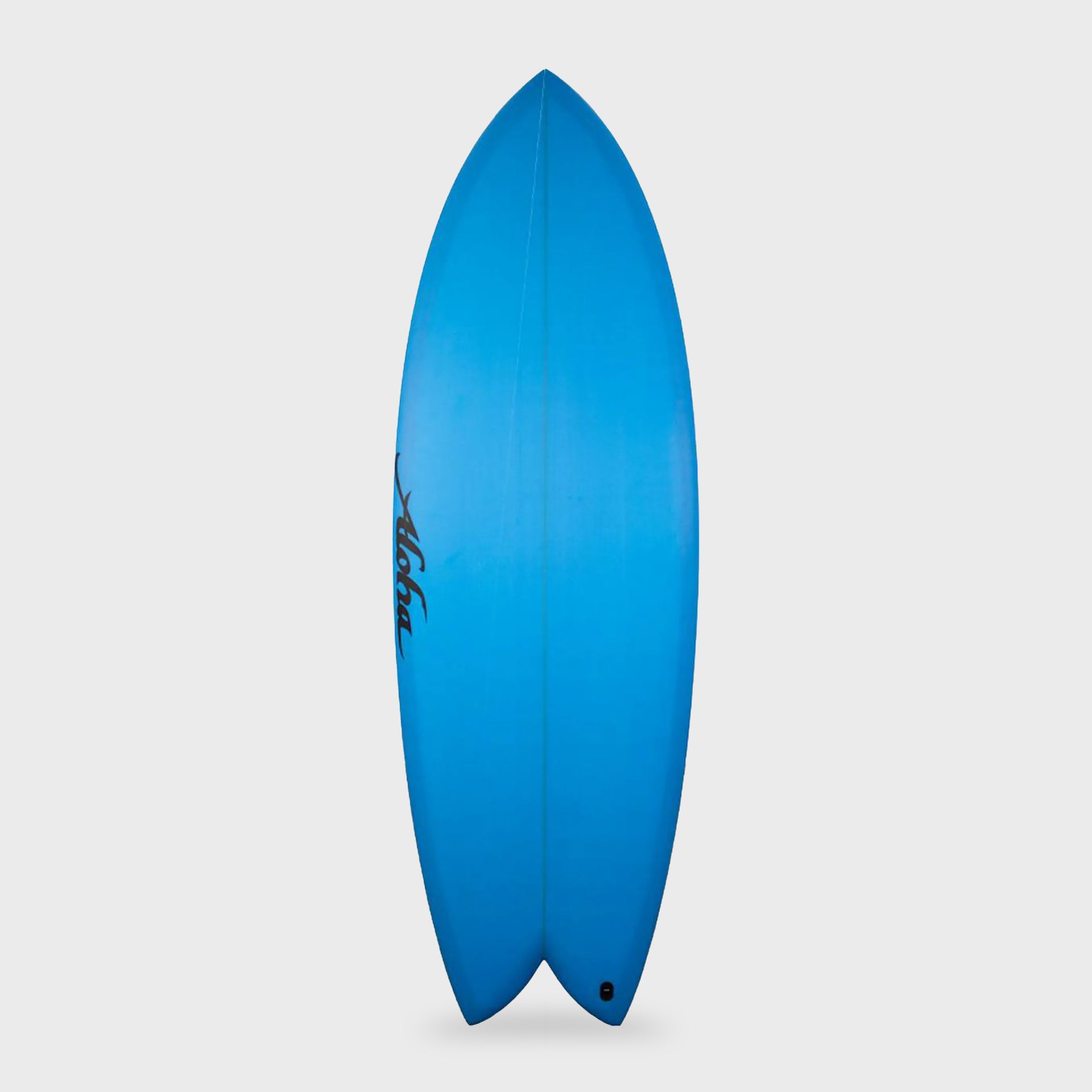 Aloha 5&#39;6 Keel Twin PU Blue - Twin Fin Surfboard - ManGo Surfing