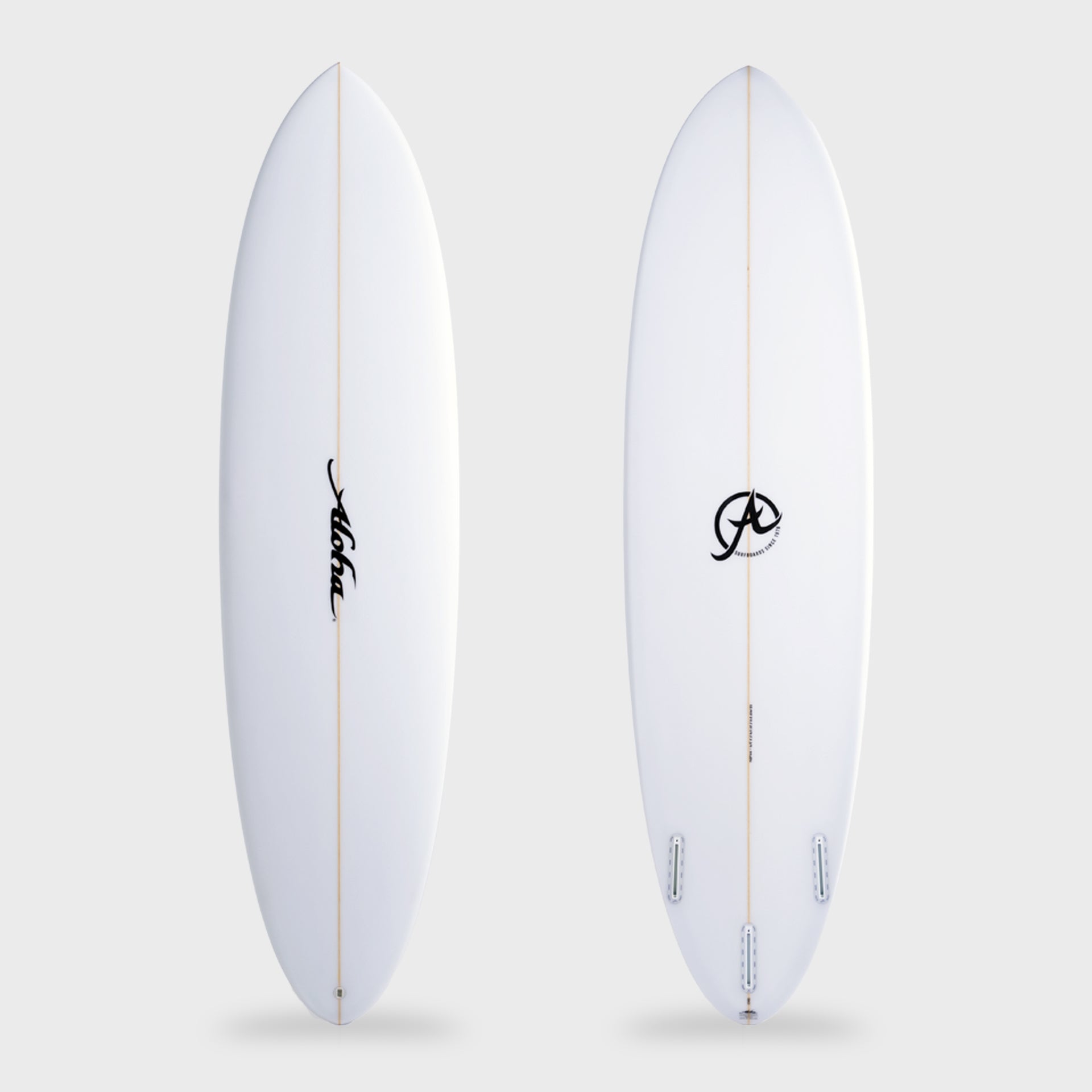 Aloha EZ-Mid Fun Tri PU Surfboard 3F (Future) - Clear – ManGo Surfing