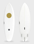 Aloha X LSD Twinny Twin Fin PU Tint Surfboard - White