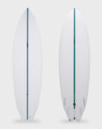 Aloha Flyer Shadow Force - 6'6 x 20 7/8 x 2 5/8 - 39.9 Ltrs - Futures - Aqua Clear - Ex-display