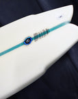 Aloha S Flyer 5F Future Shadow Force Surfboard - 6'6 - Clear/Aqua Stringer - ManGo Surfing