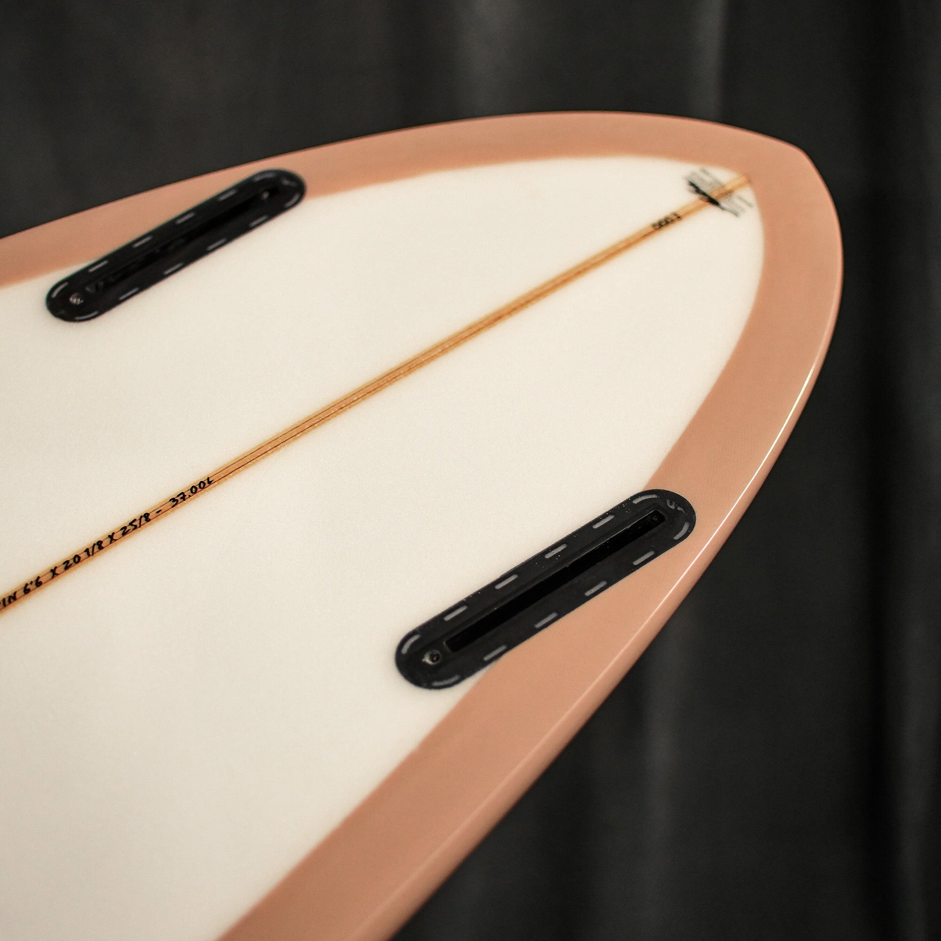 Aloha Twin Pin PU Tint Polish Surfboard 3F (Future) - Mushroom